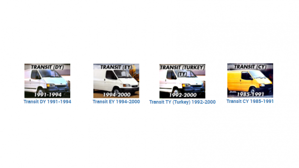 Ford Transit Kaput Taş Koruma Bez Branda Maskesi Reklamsız 1993-2001 - 4