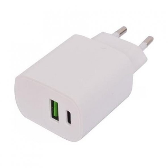 Dexim YX-202T 20WPD/TYPE C &usb Şarj Cihazı DCA10002 Beyaz (Resmi Distribütör Garantili)