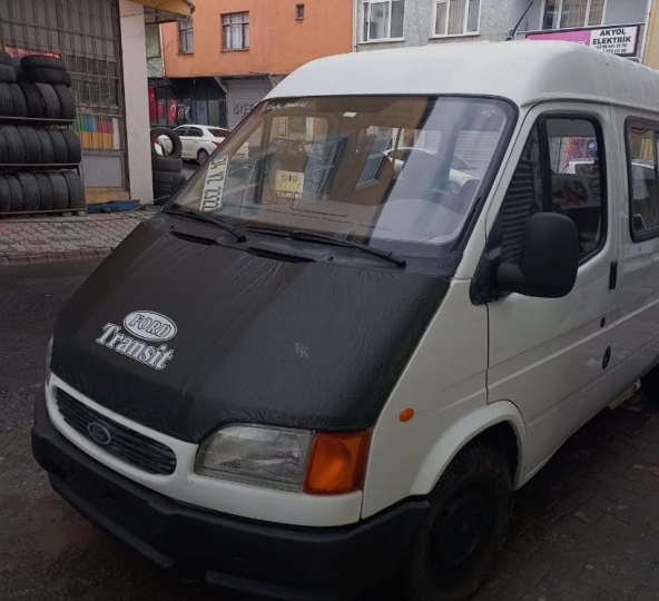 Ford Transit Kaput Taş Koruma Bez Branda Maskesi Reklamsız 1993-2001 - 11