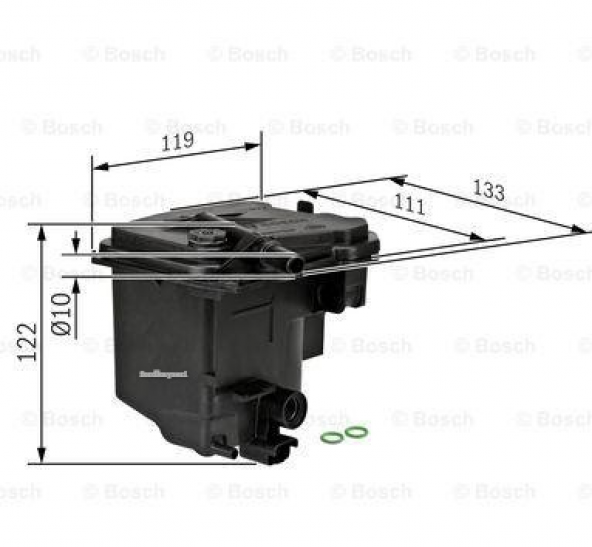 Ford Fusion Mazot Filtresi Plastik Bosch 1.6 Tdcı 20032011 - 6