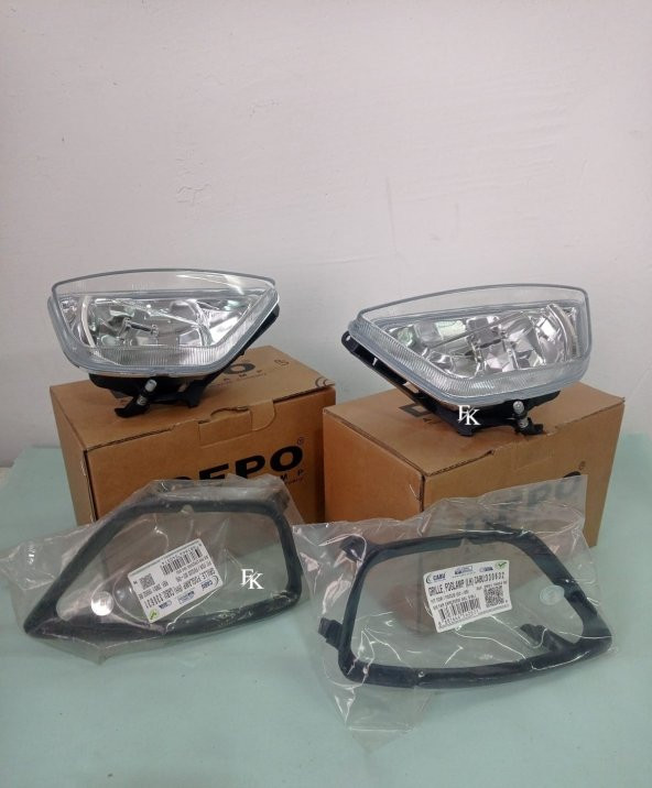 Ford Focus Mk1 Sis Far Çerçevesi ve Sis Kiti Sağ Sol 2001-2005 - 2