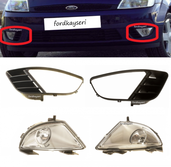 Ford Fiesta Mk6 Sis Far Kiti 2002-2006