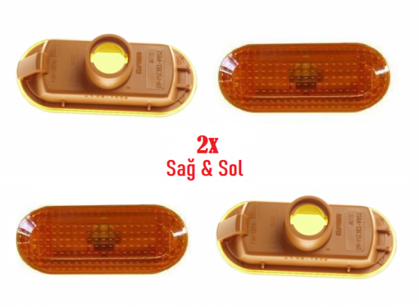 Focus Çamurluk Sinyali Sarı Sağ-Sol Takım 2 Adet
