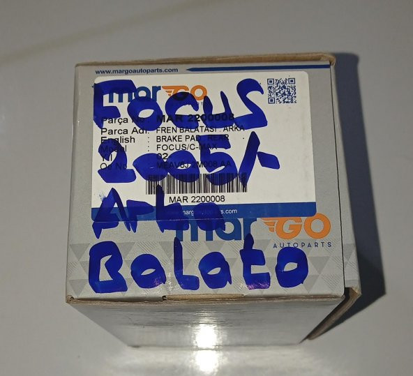 Ford Focus Arka Disk Fren Balata 2005-2018 İthal Av6j2m008aa - 2