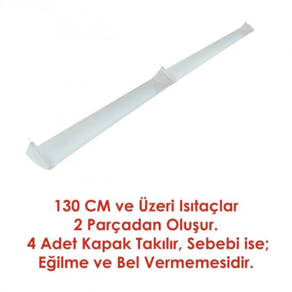 Isıtaç 170 cm Radyatör ve Kalorifer Petek Üstü Isı Yönlendirici - 3