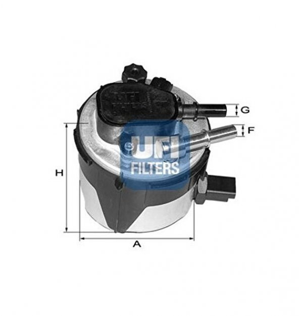 Ford Focus Mazot Filtresi Metal 1.6 Tdcı Ufi Sofima 2005-2011 5M5Q9155AA - 4