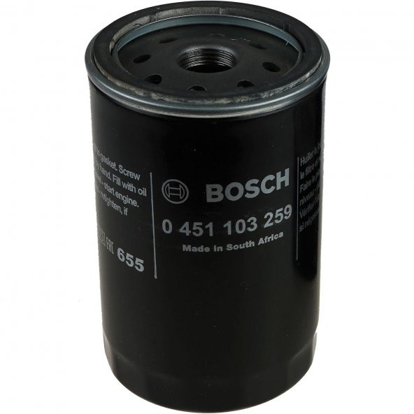 Ford Fiesta Benzinli Yağ Filtresi Bosch 2002-2008 0451103259 - 2
