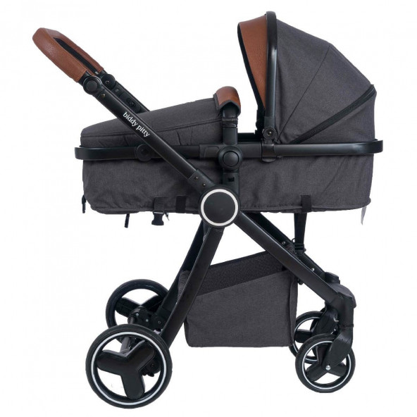 Biddy Pitty Terre Smoked Hafif Travel Sistem Bebek Arabası - 8