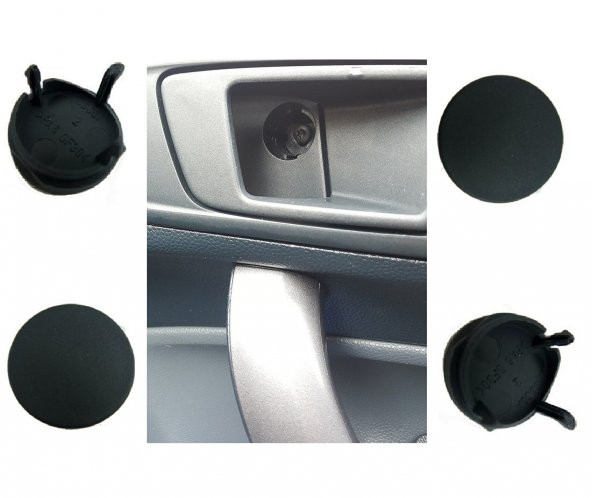 Ford Fiesta Kapı İç Açma Kolu Vida Kapağı Siyah 2008-2017 - 4