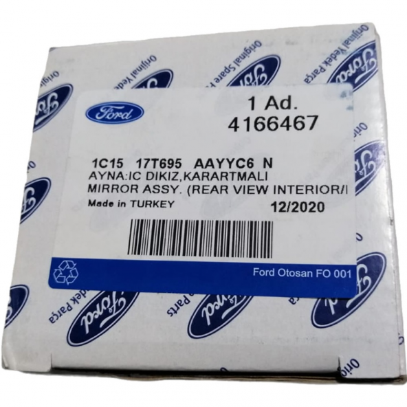 C-Max İç Dikiz Aynası Otosan Geçmeli Tip Karartmalı 2003-2010 - 5
