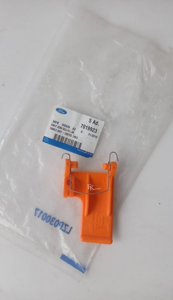 Ford Fiesta Kaput Açma Kolu Turuncu Otosan 1996-2001 89FB16B626AE - 2
