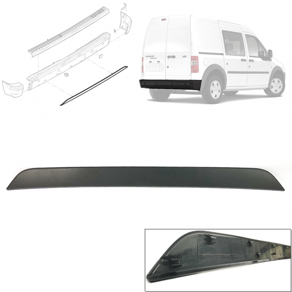 Ford Connect Arka Tampon Alt Deflektör Taşlık Plastiği 20092013 9T1617F846AB