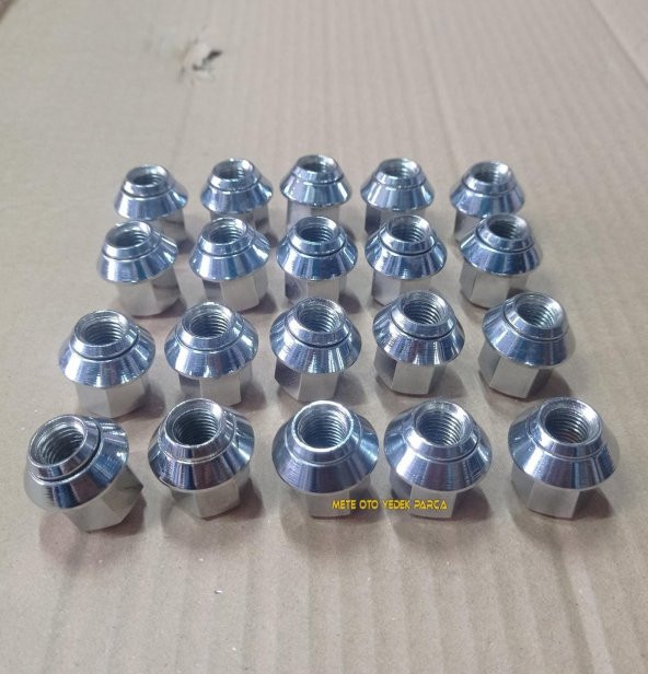 Focus Bijon Somunu Takımı Yüksüklü 20 Adet M12 X 1.5 19MM - 2