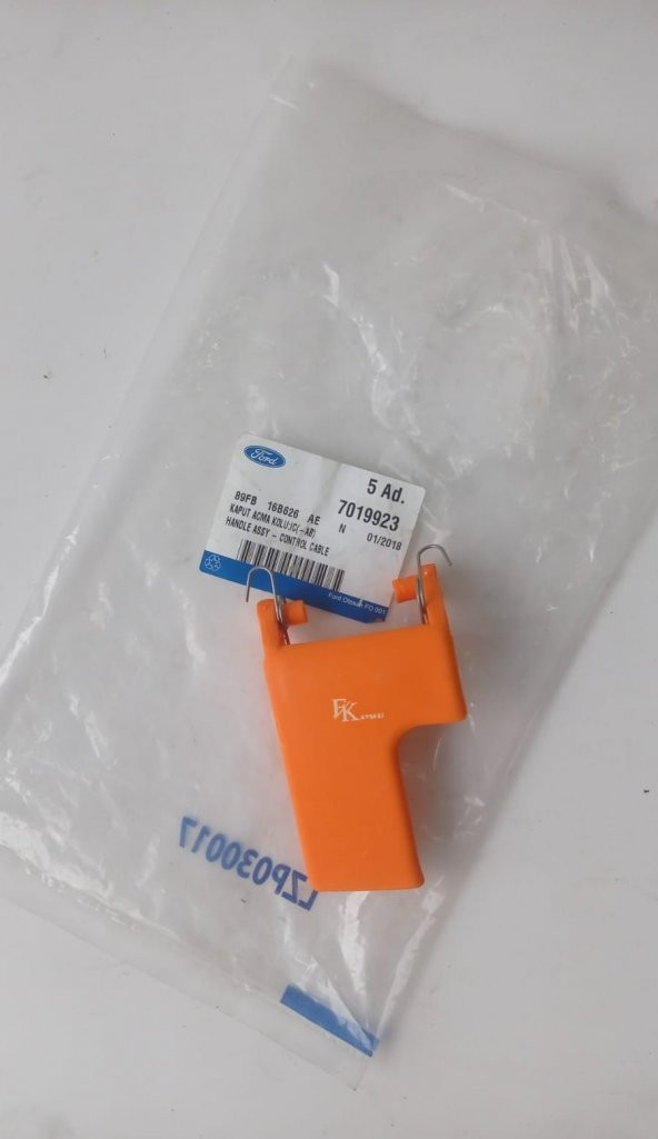 Ford Escort Kaput Açma Kolu Turuncu Otosan 1991-2001 89FB16B626AE