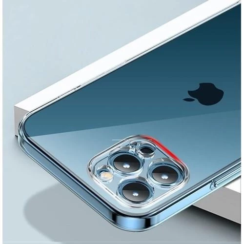 Vendas iPhone 14 Pro Uyumlu Fora Serisi Kamera Korumalı Şeffaf Silikon Kılıf - 4