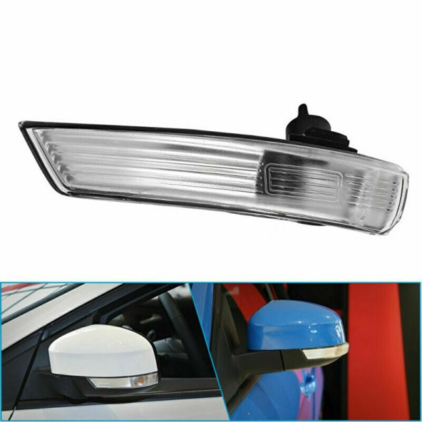 Ford Focus Ayna Sinyali Beyaz Zemin Sağ 2008-2018 Oem Kalite - 2