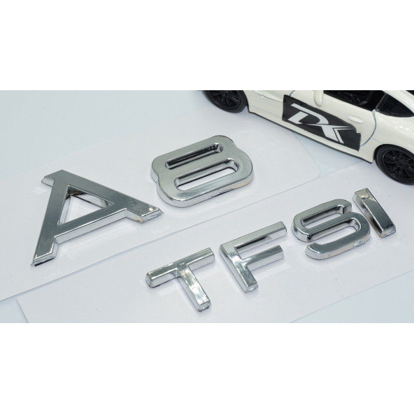 DK Tuning Audi A8 TFSi Krom ABS 3M 3D Bagaj Yazı Logo - Resim 3