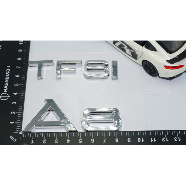 DK Tuning Audi A8 TFSi Krom ABS 3M 3D Bagaj Yazı Logo - Resim 4