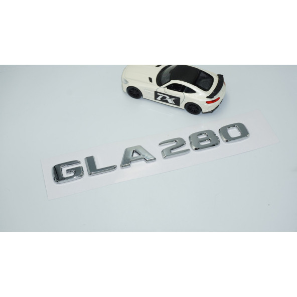 DK Tuning GLA 280 Bagaj Krom ABS 3M 3D Yazı Logo Benz İle Uyumlu - 2