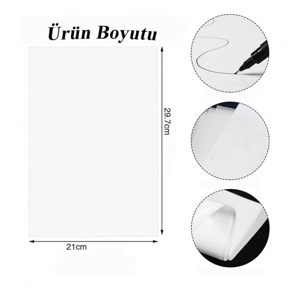 Aydınger Kağıdı A4 90 gr 100lü Eskiz Kağıdı 1 Paket - 3