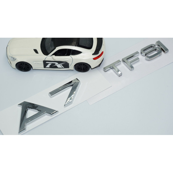 DK Tuning Audi A7 TFSi Krom ABS 3M 3D Bagaj Yazı Logo - 3