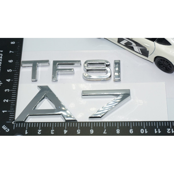 DK Tuning Audi A7 TFSi Krom ABS 3M 3D Bagaj Yazı Logo - 4