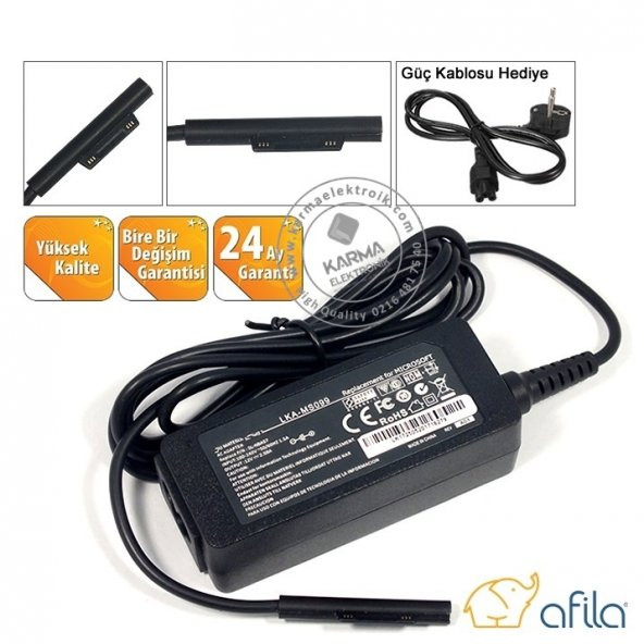 Microsoft Surface Pro 1796 Notebook&Laptop Şarj Adaptörü 12V - 2