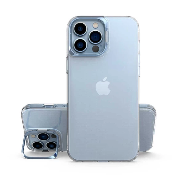 Vendas iPhone 14 Pro Max Uyumlu (14 Pro Max) Kuba Serisi Metal Kamera Çerçeveli Airbag Köşeli Darbe Dirençli Kılıf - 4