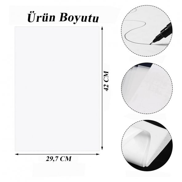 Aydınger Kağıdı A3 83 gr 50li Eskiz Kağıdı 1 Paket Artlantis Aydınger Kağıt 29,7x42 cm 1 Paket - 3