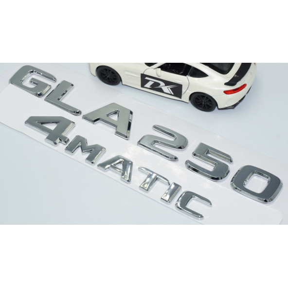 DK Tuning GLA250 4Matic Bagaj Krom ABS Yazı Logo Benz İle Uyumlu - 3