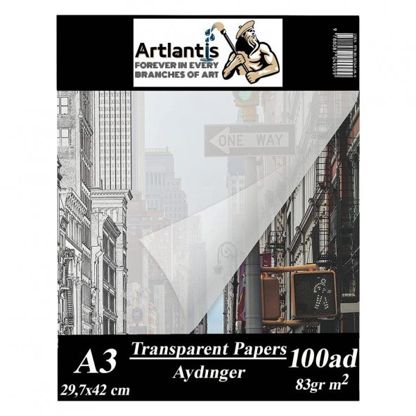 Aydınger Kağıdı A3 83 gr 100lü Eskiz Kağıdı 1 Paket Artlantis Aydınger Kağıt 29,7x42 cm 1 Paket