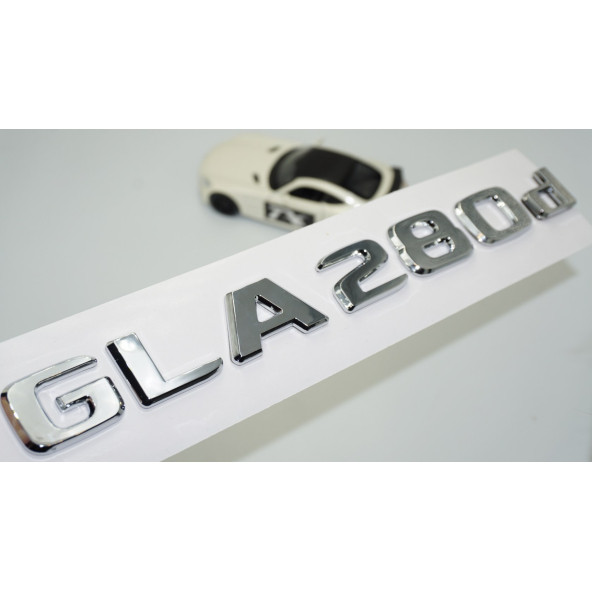 DK Tuning GLA 280d Bagaj Krom ABS 3M 3D Yazı Logo Benz İle Uyumlu