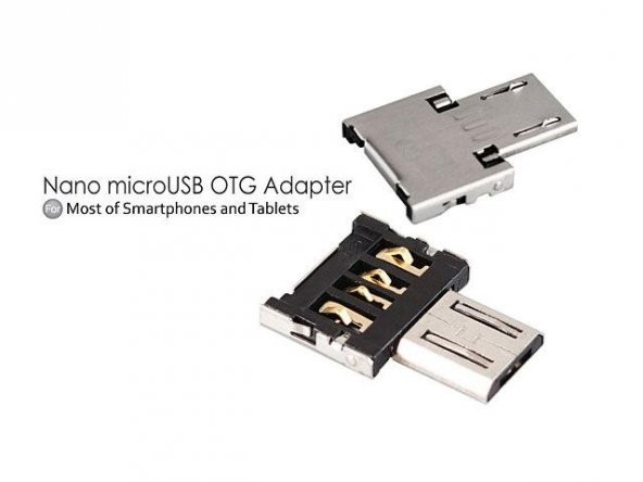 USB to Micro USB Nano OTG Konnektör