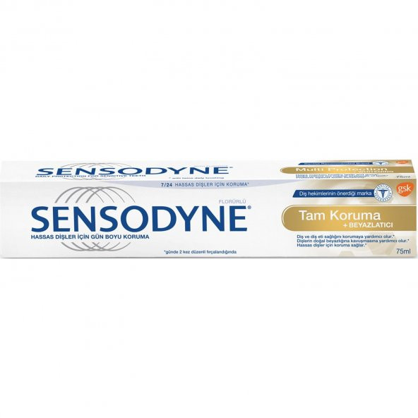 SENSODYNE TAM KORUMA & BEYAZLATICI DİŞ MACUNU 75 ML