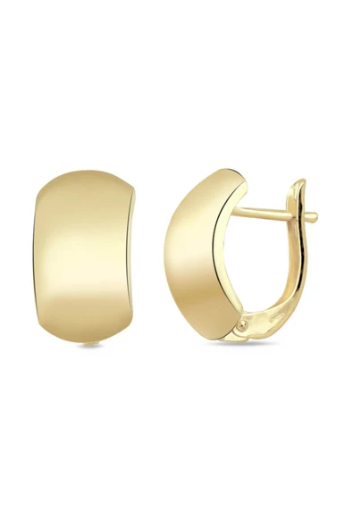 Parlak Gösterişli Kadın Altın Küpe ürün görseli 1