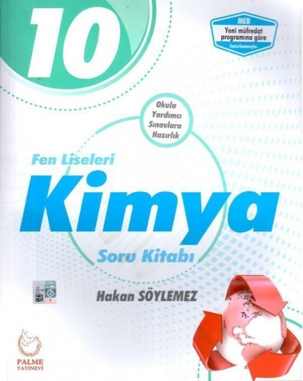 10.Sınıf Fen Liseleri Kimya Soru Kitabı Palme Yayınları