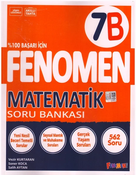 FENOMEN 7.SINIF MATEMATİK SORU BANKASI-B