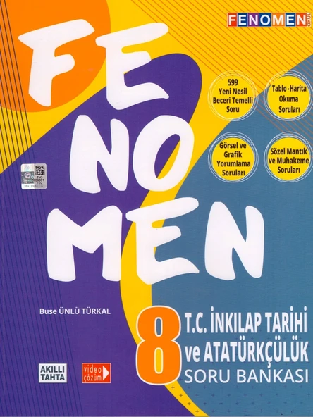 FENOMEN 8.SINIF T. C. İNKILAP SORU BANKASI ürün görseli
