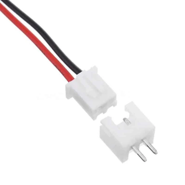 2 Pin Konnektör Seti JST-HY 1,25mm  20cm