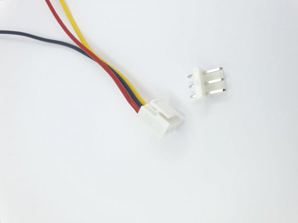 3 Pin Konnektör Seti JST-HY 3,96mm  20cm ürün görseli