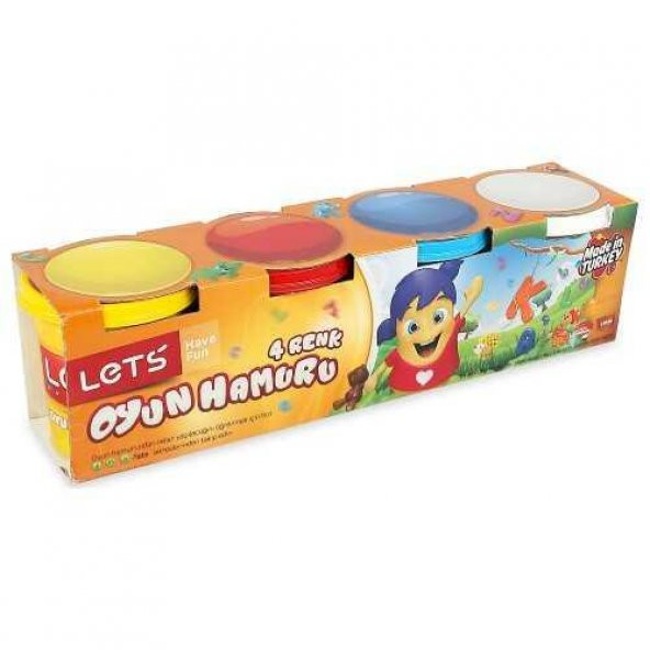 LETS 4 RENK 460GR OYUN HAMURU (L8440)