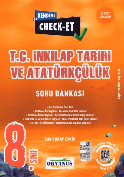 OKYANUS 8.SINIF KENDİNİ CHECK-ET İNKILAP TARİHİ