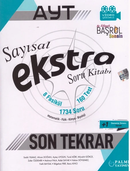 PALME AYT EKSTRA SAYISAL SORU KİTABI