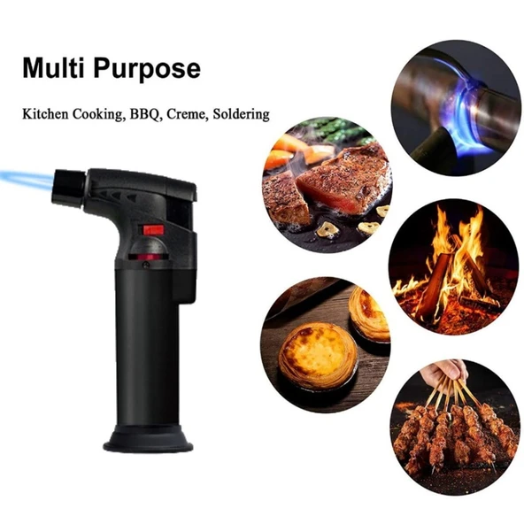 Pürmüz Alev Çakmak 1300°C - Torch Doldurulabilir Depolu Orta Boy - 3