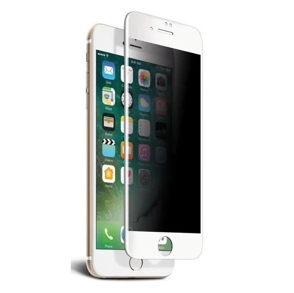 Vendas iPhone 7 Uyumlu Davin Serisi Privacy Hayalet Özellikli Gizleyen Parlak Seramik Nano Ekran Koruyucu