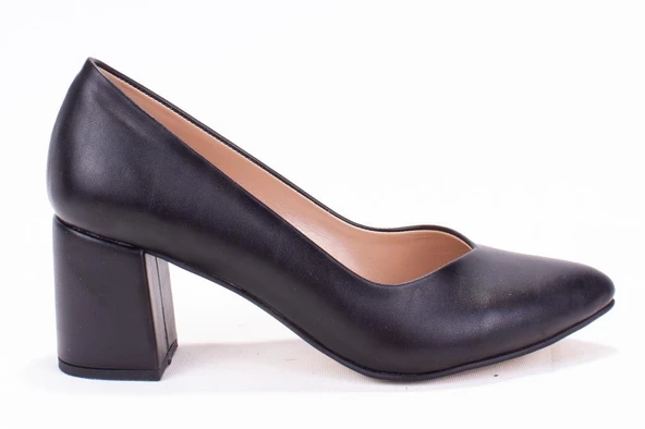 Dagoster DZA07-2991154 Siyah Stiletto Topuklu Kadın Ayakkabı - 2