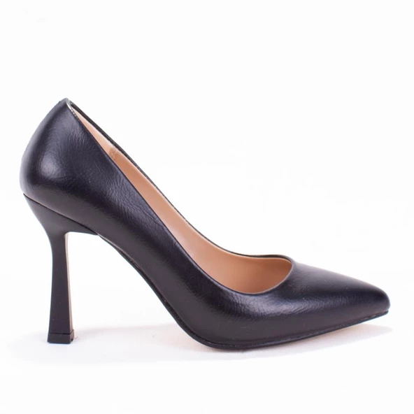 Dagoster DZA07-388451 Siyah Stiletto Topuklu Kadın Ayakkabı - 2