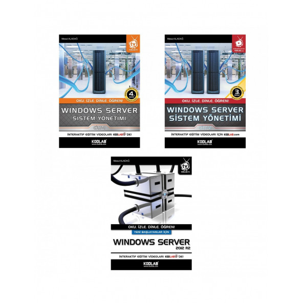 Başlangıçtan Uzmanlığa Windows Server Seti (3 Süper Kitap) - 2