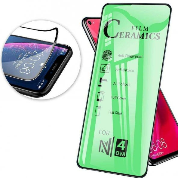 Samsung Galaxy A30S Seramik Nano Kırılmaz Ekran Koruyucu SM-A307F