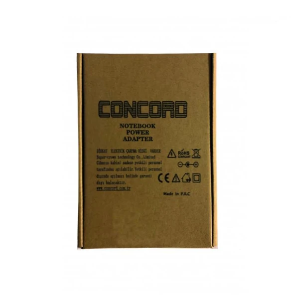 PdaTeknoloji Concord 19V Acer Notebook Şarj Adaptörü C-1501 - Siyah - 5